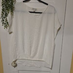 a new day Cream Short Sleeve Top